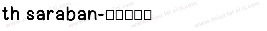 th saraban字体转换